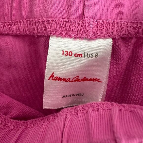 Hanna Andersson Pink Bike Shorts size 130 / 8 - Picture 3 of 5